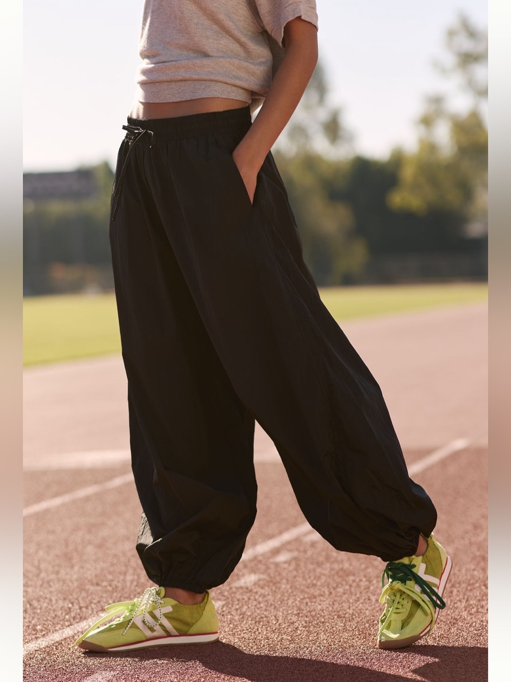 Anthropologie Daily Practice Black Onyx Balloon Pants 1X like new orig. $108